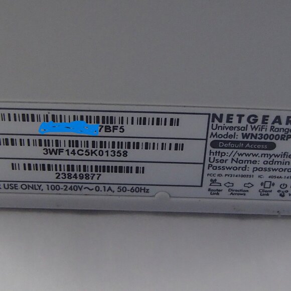 Netgear WN3000RP Universal WiFi Range Extender Extend Wireless Network Coverage - Picture 5 of 5